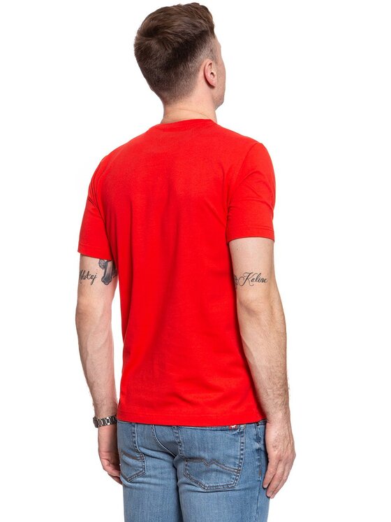 Mustang Mustang T-shirt ALEX LOGO TEE Rosso Regular Fit