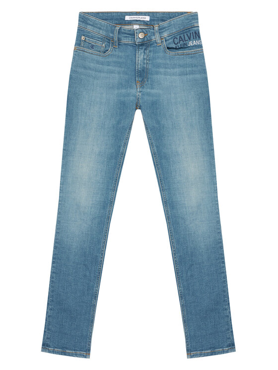 Calvin Klein Jeans Calvin Klein Jeans Traperice Pine Light IB0IB00335 Plava Skinny Fit