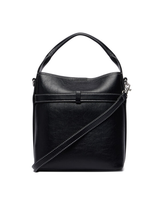 Calvin Klein Calvin Klein Τσάντα Buckle Mini Bucket Crossbody LV04F3550G Μαύρο