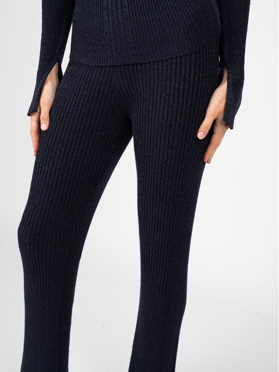 PINKO PINKO Spodnie materiałowe 100725 A0EV | Campanello Pantalone Granatowy Slim Fit