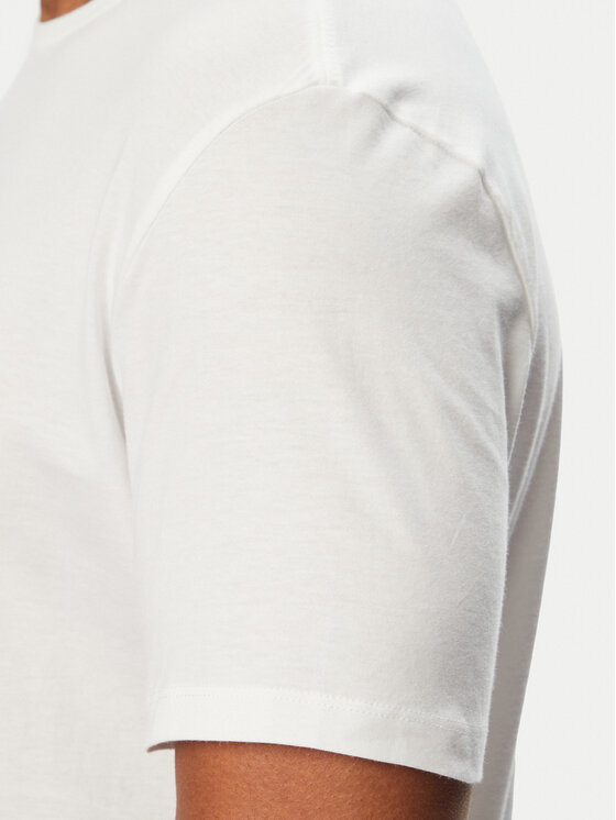 Calvin Klein Calvin Klein T-Shirt SS 30s EU LV04LG809G Biały Slim Fit