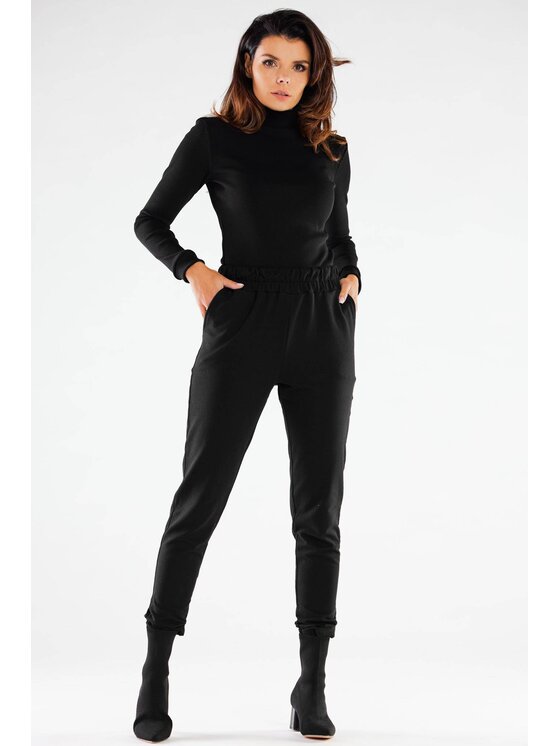 Infinite You Infinite You Blusa M283 Nero Basic Fit