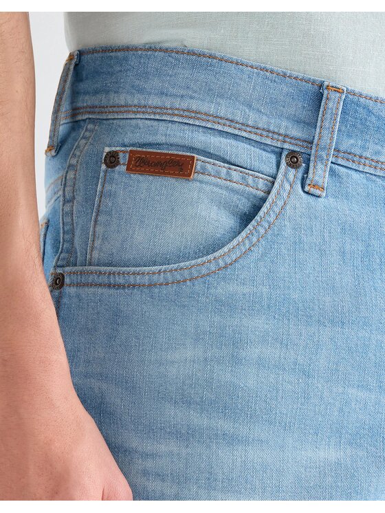 Wrangler Wrangler Pantaloncini di jeans TEXAS SHORTS Blu Regular Fit