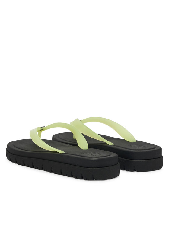 Tommy Jeans Tommy Jeans Japonki Tjw Cleated Jelly Summer Sandal EN0EN02954 Zielony