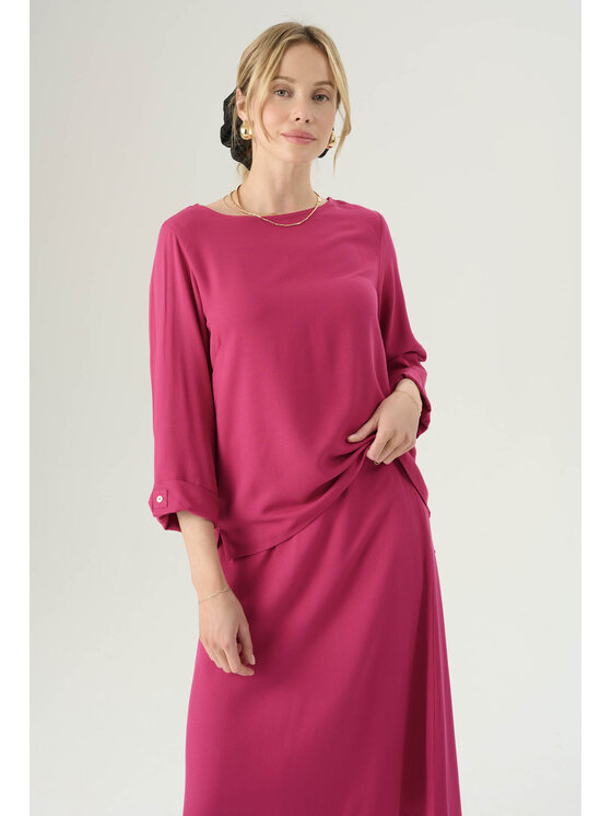 Femestage Femestage Blúzka Femestage AB BASE BLU2980-014 Ružová Regular Fit