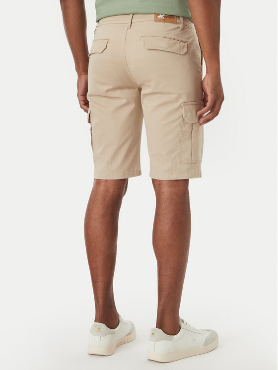 Beverly Hills Polo Club Beverly Hills Polo Club Шорти от плат P-SS26M-B476381 Бежов Regular Fit