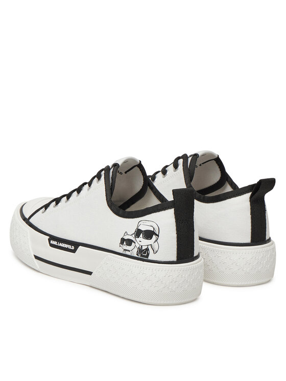 KARL LAGERFELD KARL LAGERFELD Plátenky KL60614T Biela