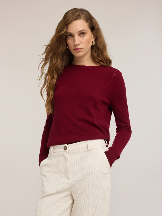Motivi Motivi Maglione M389W004099N036 Bordeaux Regular Fit