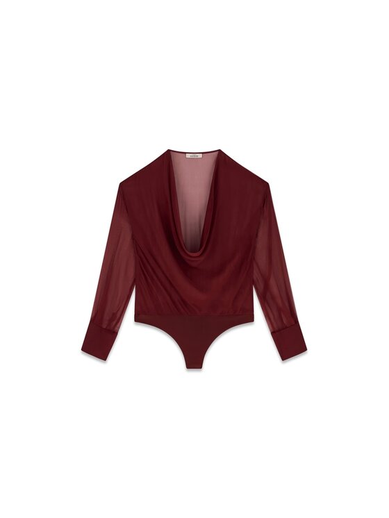 Guess Guess Top 185047 Czerwony Classic Fit