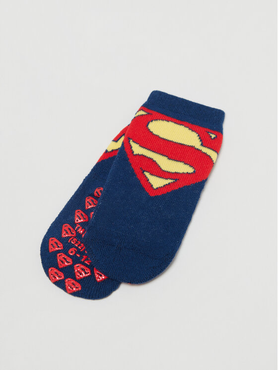 OVS Set di 2 paia di calzini lunghi da bambini SUPERMAN 1627427 Blu scuro