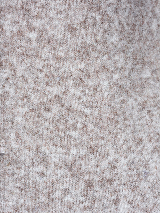 Ombre Ombre Sweter OW-SW-E0061 Beżowy Relaxed Fit