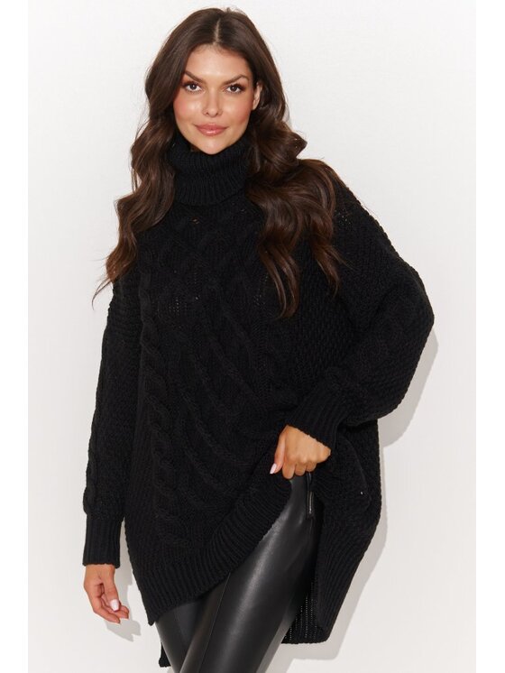 Numinou Numinou Sweter NU_S96 Czarny Regular Fit