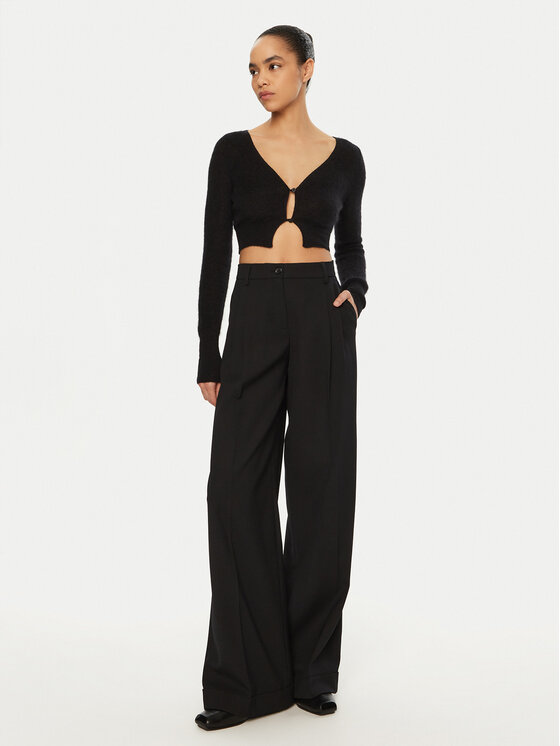 JACQUEMUS JACQUEMUS Kardigan 24E241KN203 Černá Regular Fit