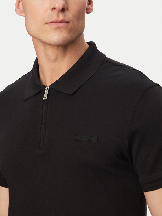 Calvin Klein Calvin Klein Pólóing LV04LE255G Fekete Slim Fit