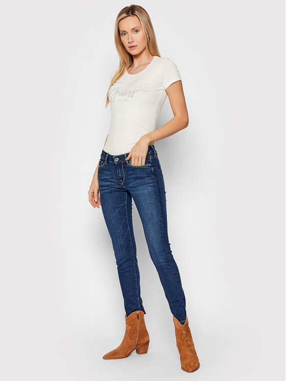 Pepe Jeans Pepe Jeans Jeansy Soho PL204174 Granatowy Skinny Fit