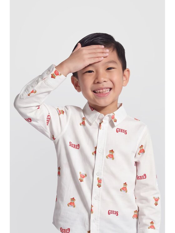 Guess Kids Guess Kids T-Shirt 184438 Kolorowy Classic Fit