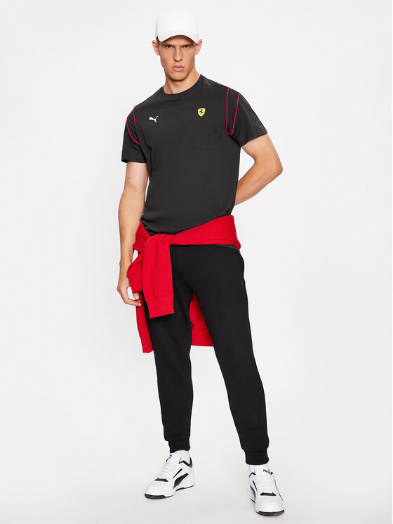 Puma Puma T-särk Ferrari Race Mt7 620938 Must Regular Fit