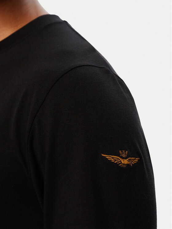 Aeronautica Militare Aeronautica Militare Longsleeve 262TS2571UJ00641 Nero Regular Fit