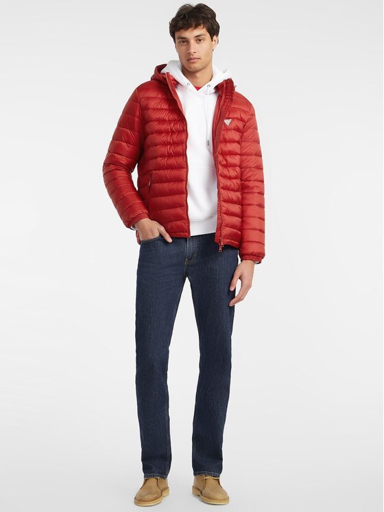 Giacca rossa guess shop