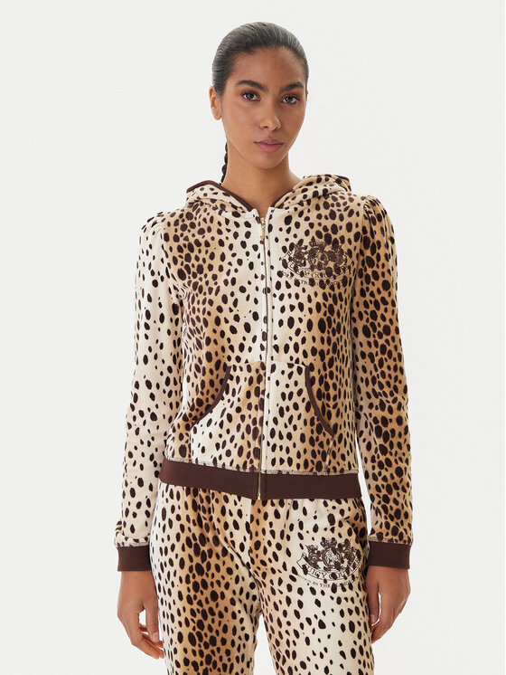 Juicy Couture Juicy Couture Pulóver JCGAS225012A Bézs Slim Fit