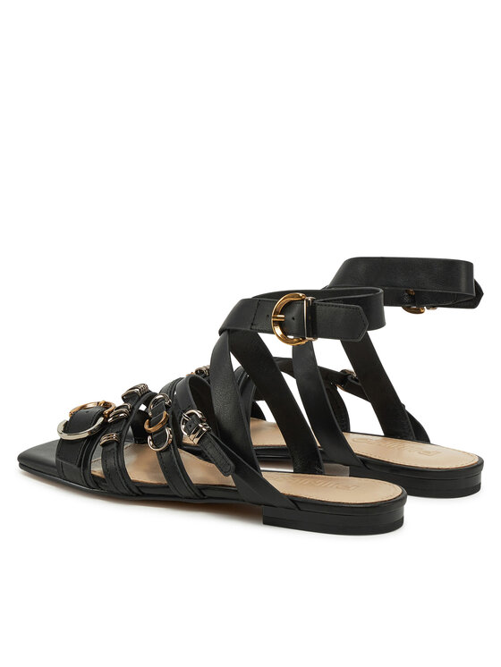 PINKO PINKO Sandały Marli 08 SD0317 P001 Czarny