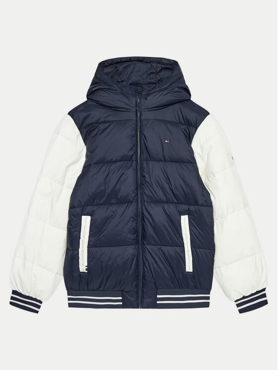 Gyerek Pehelykabát Tommy Hilfiger, Méret: 10Y, Sötétkék, KB0KB09465 D