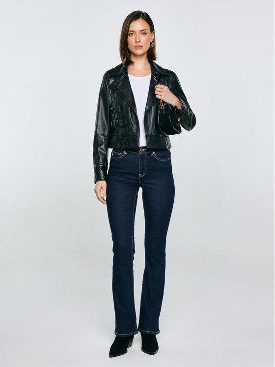 BIG STAR BIG STAR Jeansy ADELA BOOTCUT Granatowy Bootcut Fit