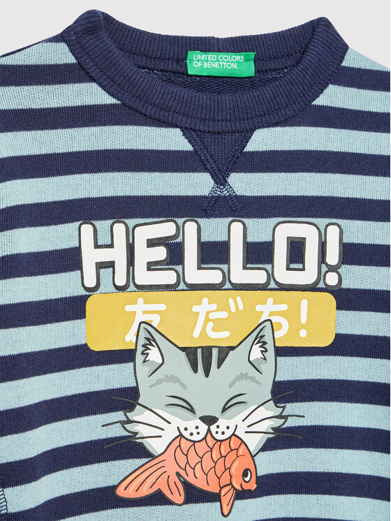 United Colors Of Benetton United Colors Of Benetton Jopa 3FVJG103W Mornarsko modra Regular Fit