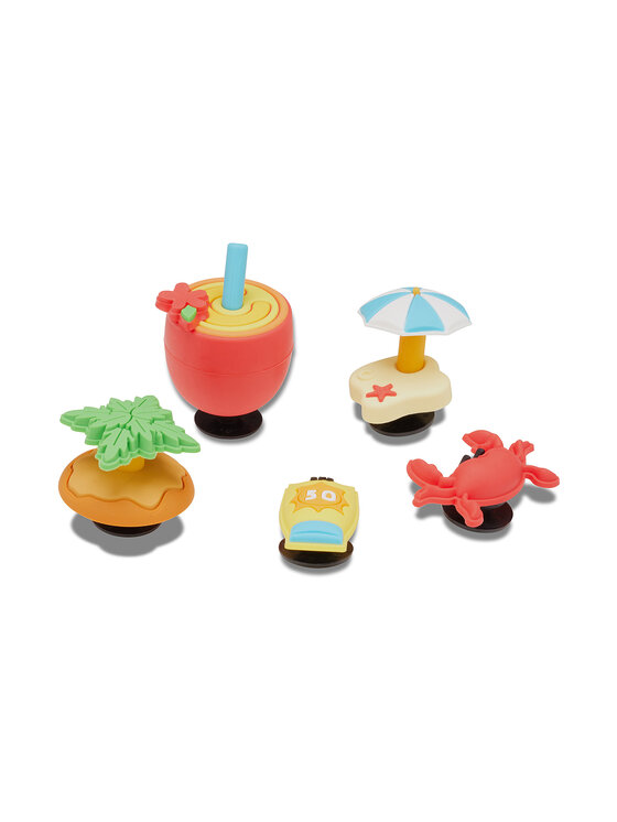 Crocs Crocs Ozdoba do butów Beachy 5-pack 10014665 Kolorowy