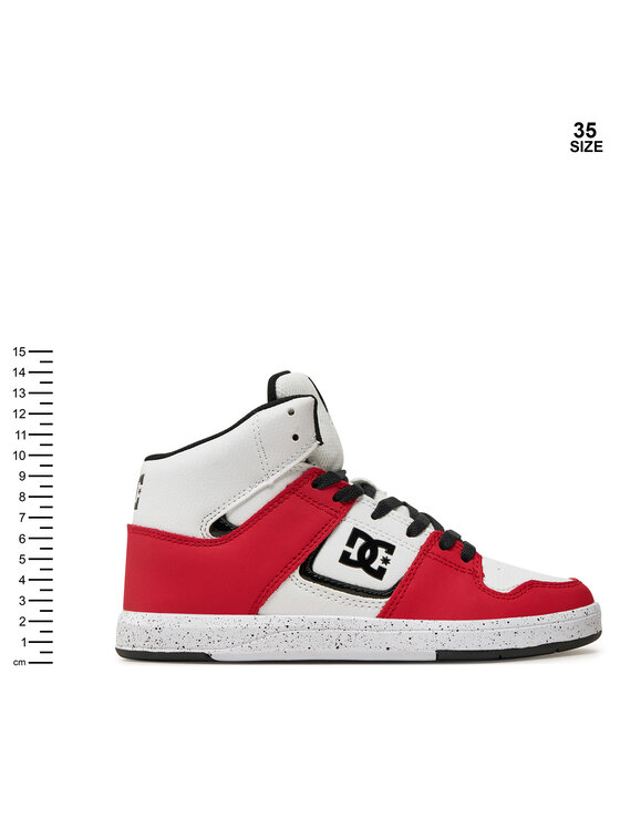 DC DC Laisvalaikio batai Cure Hi Top ADBS700089-WRD Balta