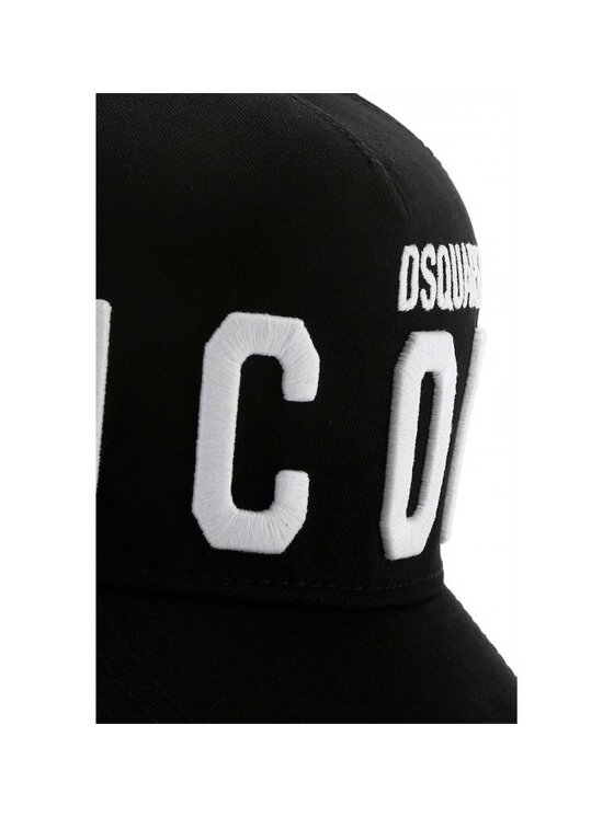 Dsquared2 Dsquared2 Czapka z daszkiem BCM40412 05C 00001 Czarny