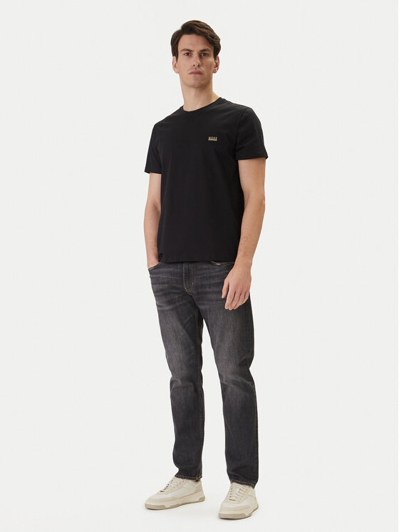 BOSS BOSS Tricou 50531401 Negru Regular Fit