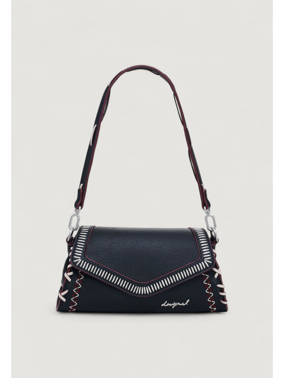Desigual Desigual Σάκος BAG_MANHATTAN_PESPUNTES Z Μαύρο