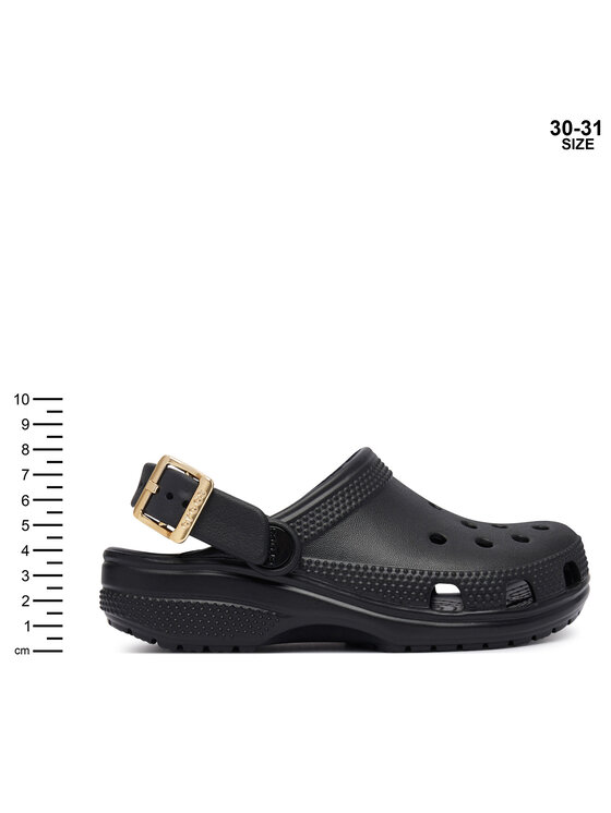 Crocs Crocs Шльопанці Classic Metallic Buckle Clog K 214228 Чорний