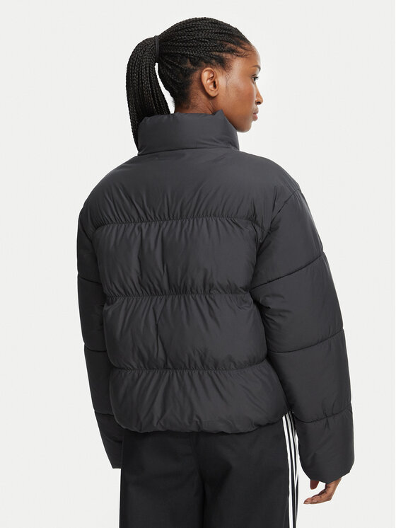adidas adidas Kurtka zimowa Short Padded Jacket KT4241 Czarny Regular Fit