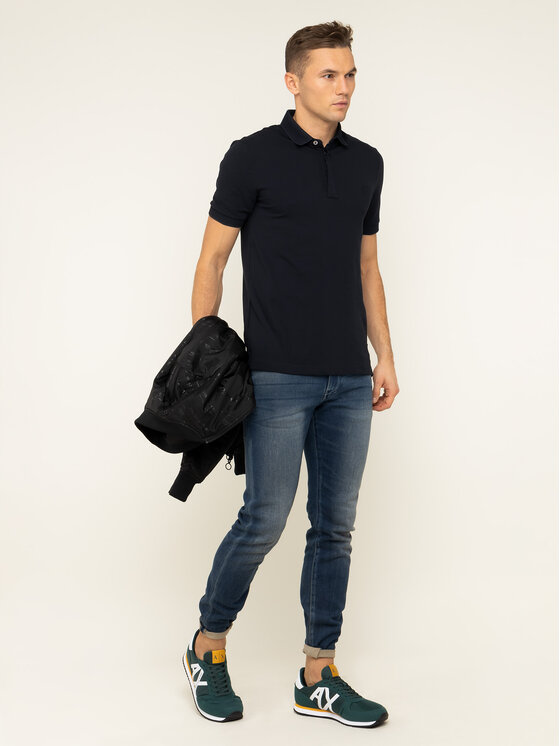 Armani Exchange Armani Exchange Polo 8NZF91 ZJ81Z 1510 Blu scuro Slim Fit