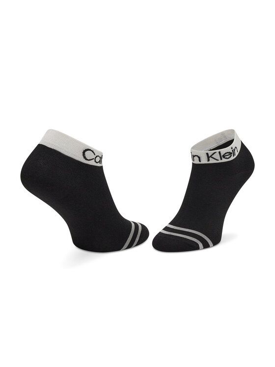 Calvin Klein Calvin Klein 2 sieviešu zemo zeķu pāru komplekts 701218775 Melns