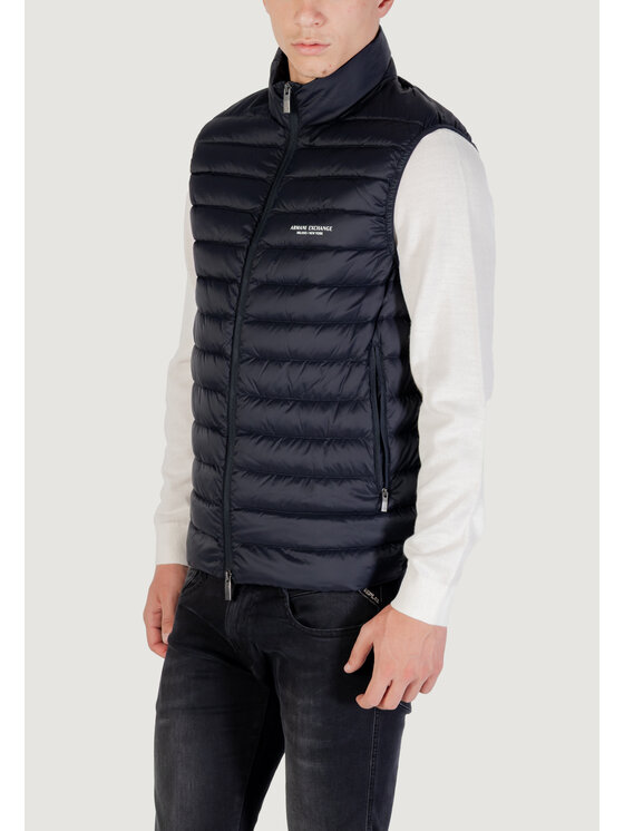 Armani Exchange Armani Exchange Smanicato DOWN WAISTCOAT Blu Casual Fit