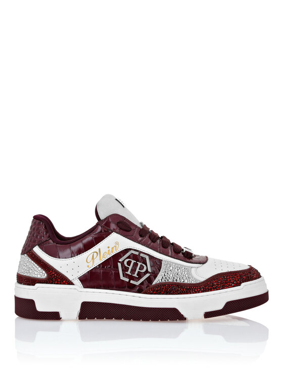 PHILIPP PLEIN PHILIPP PLEIN Sneakersy 27449 Bordó