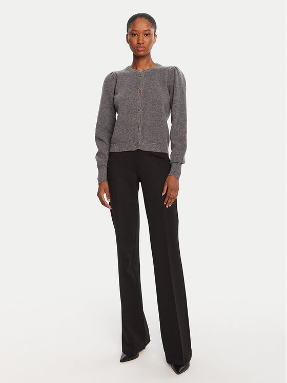 TWINSET TWINSET Παντελόνι υφασμάτινο 252TP2602 Μαύρο Flare Fit