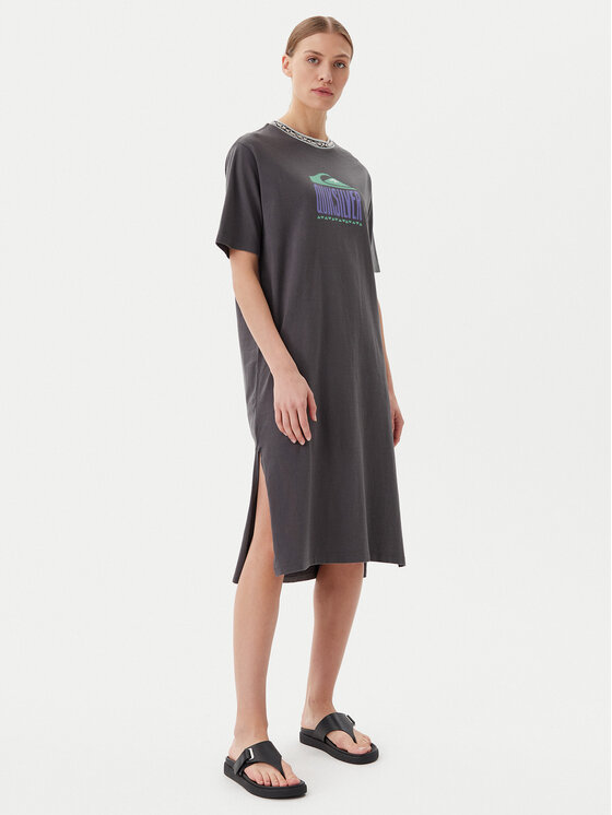 Quiksilver Quiksilver Kasdieninė suknelė EQWKD03035 Pilka Relaxed Fit
