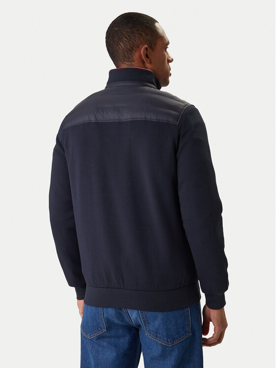 Tommy Hilfiger Tommy Hilfiger Kurtka przejściowa Mix Media Ess MW0MW41329 Granatowy Regular Fit