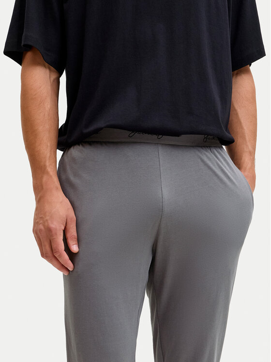 Jack & Jones Jack & Jones Spodnji del pižame Clyde 12291501 Siva Regular Fit