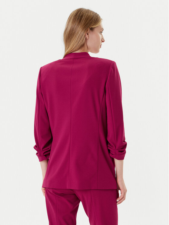 DKNY DKNY Marynarka P9RCAAWI Bordowy Regular Fit