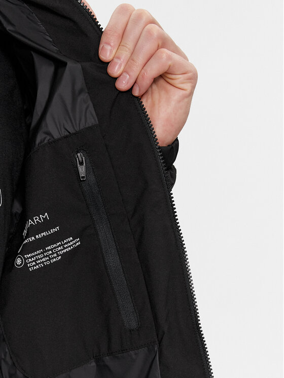 Tommy Hilfiger Tommy Hilfiger Übergangsjacke MW0MW33957 Schwarz Regular Fit