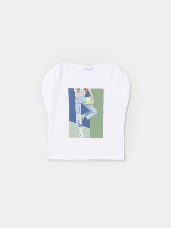 Mayoral Mayoral Blūze 6011 Balts Regular Fit