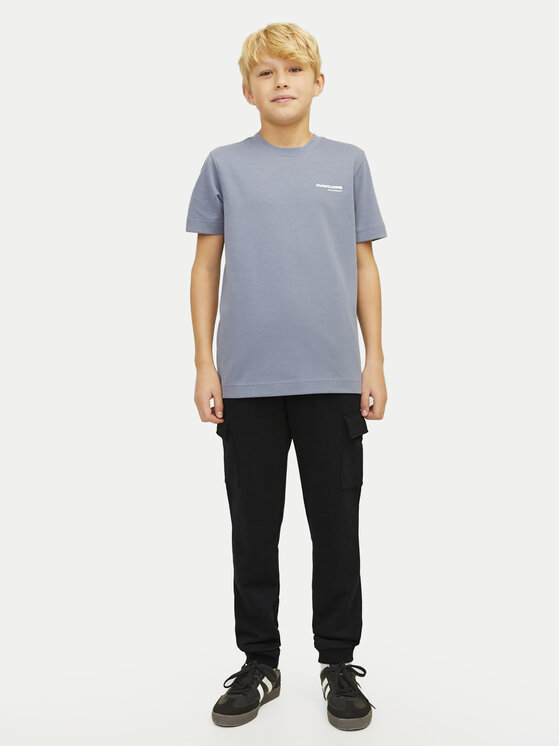 Jack&Jones Junior Jack&Jones Junior Spodnji del trenirke Gordon 12254214 Črna Slim Fit