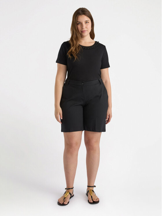 Fiorella Rubino Fiorella Rubino T-shirt G080L008757N033 Nero Regular Fit