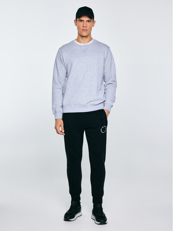 BIG STAR BIG STAR Bluza MARLTONES Szary Basic Fit