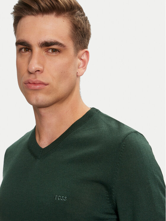 BOSS Boss Pullover Baram-L 50476363 Grün Regular Fit